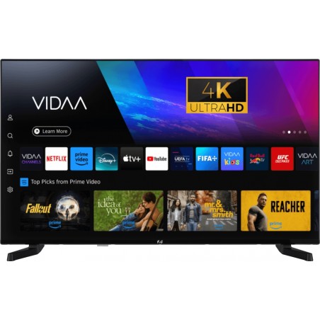 FLV43501UH F&U SMART TV LED 43'' ULTRA HD VIDAA ΜΑΥΡΗ