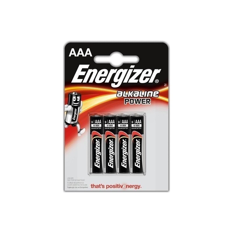 ENERGIZER AAA-LR03 BLISTER 4 ΜΠΑΤΑΡΙΑ