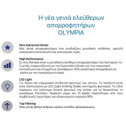 Davoline OLYMPIA 270 LUX BR 2M ΑΠΟΡΡΟΦΗΤΗΡΑΣ ΕΛΕΥΘΕΡΟΣ