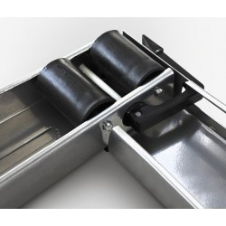ΒΑΣΗ ΤΕΤΡΑΓΩΝΗ ΤΥΠΟΥ ΙΝΟΧ ROLLER (00683)