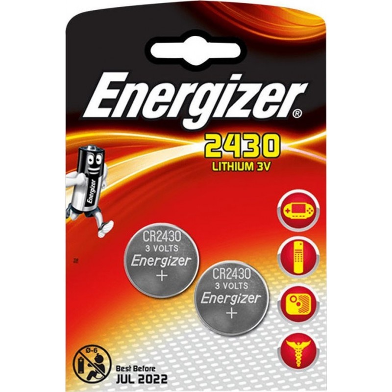 CR2430 ENERGIZER ΜΠΑΤΑΡΙΑ 3V ΛΙΘΙΟΥ